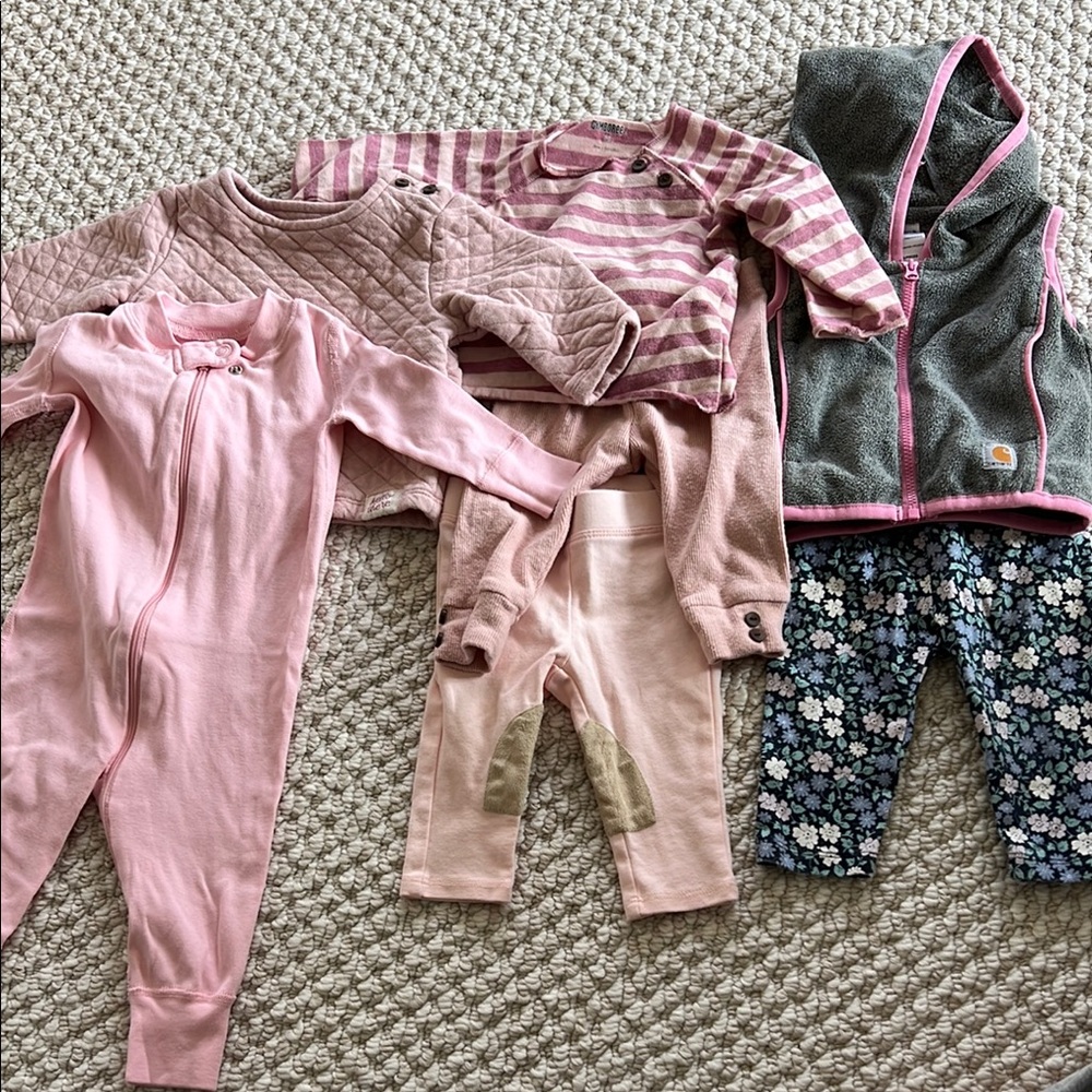 3-6mos baby assortment. Hanna Andersson, Janie & Jack, Carhartt, Gymboree